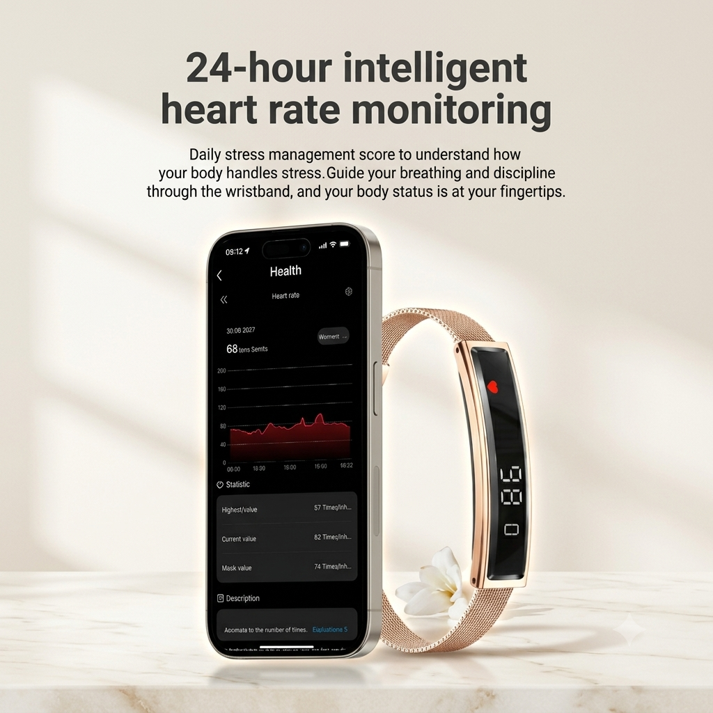 j1 Smart Fitness Bracelet – Track Your Health & Stay Active