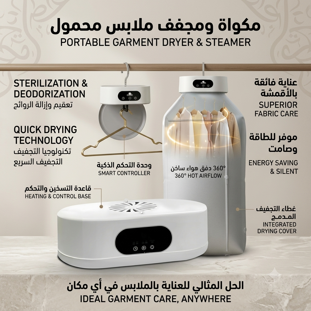 3 in 1 Electric Clothes Drying Machine